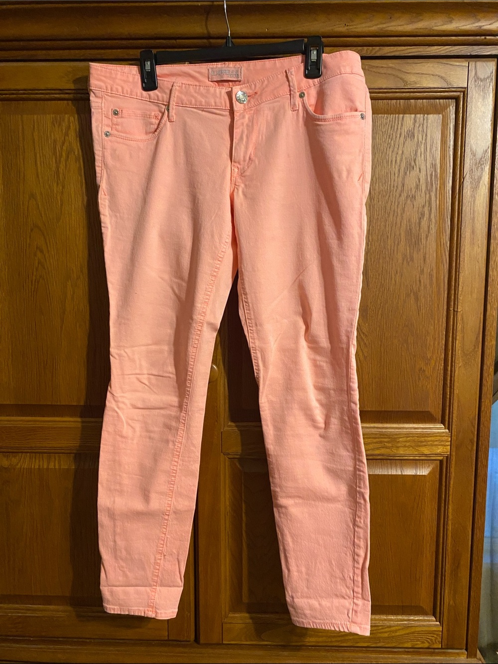 Express Women's Skinny Jeans in Coral